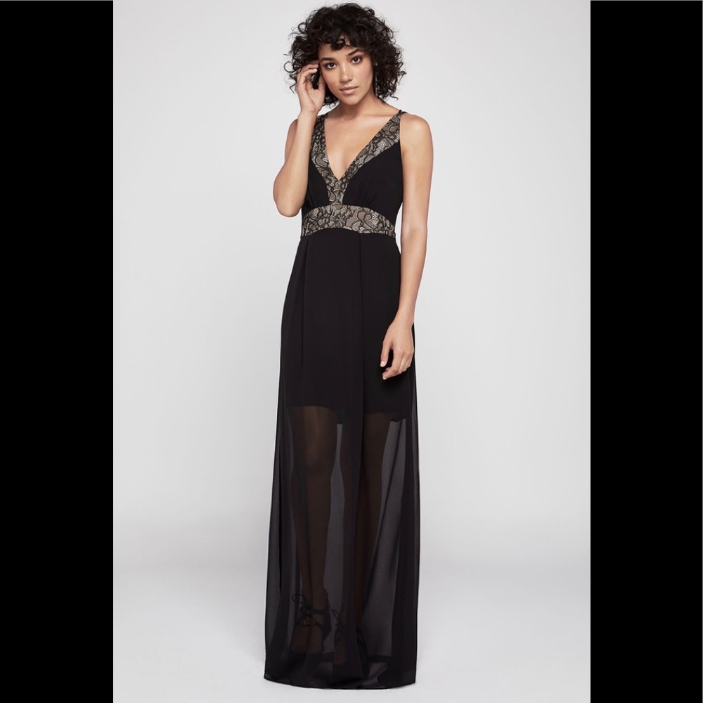 NWT BCBGeneration Mix Media Maxi Dress